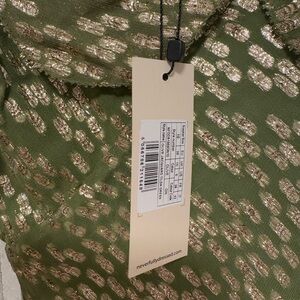 Never Fully Dressed Olive Jacquard Tilda Dress